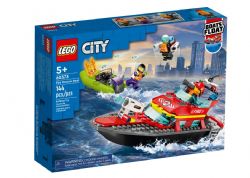 LEGO CITY - LE BATEAU DE SECOURS DE POMPIERS #60373